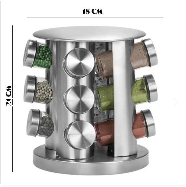Especiero Giratorio 12 pcs