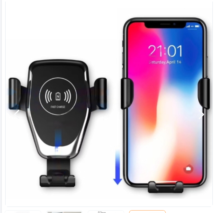 Base para Teléfono con Carga Inalámbrica
