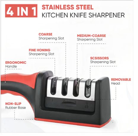 Afilador De Cuchillos Cocina 3 Etapas