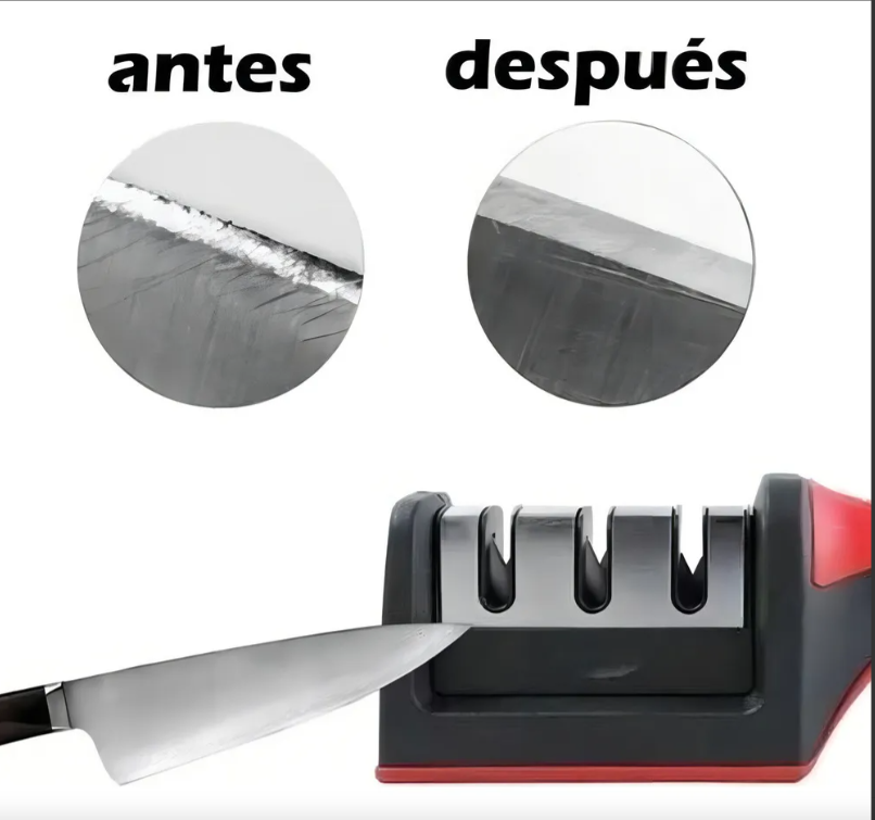 Afilador De Cuchillos Cocina 3 Etapas