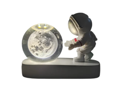 Astronauta Lampara De Cristal