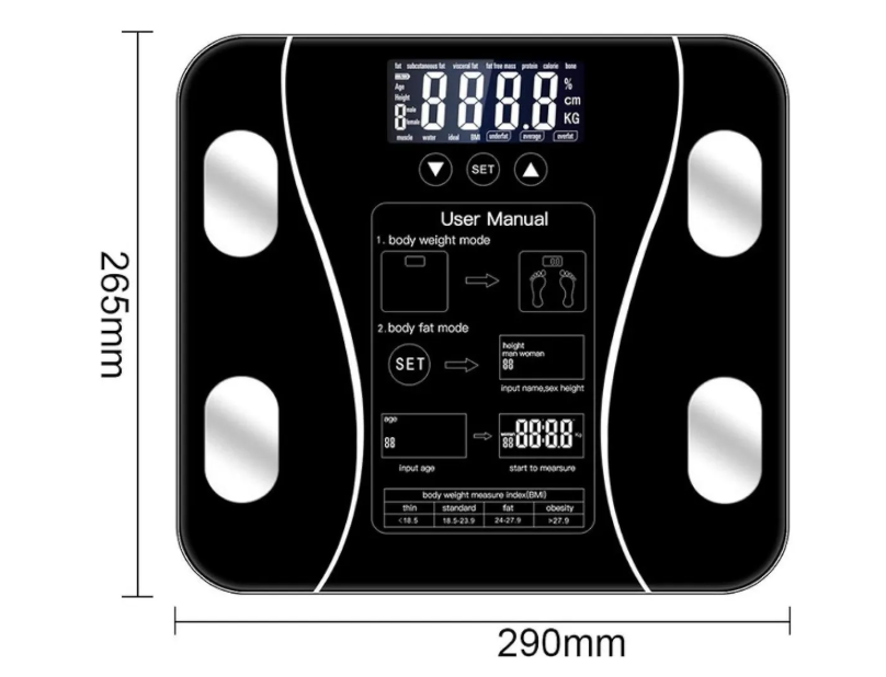 Smart Balanza LED Digital