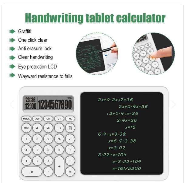 Calculadora Multifuncional Con Tablero L