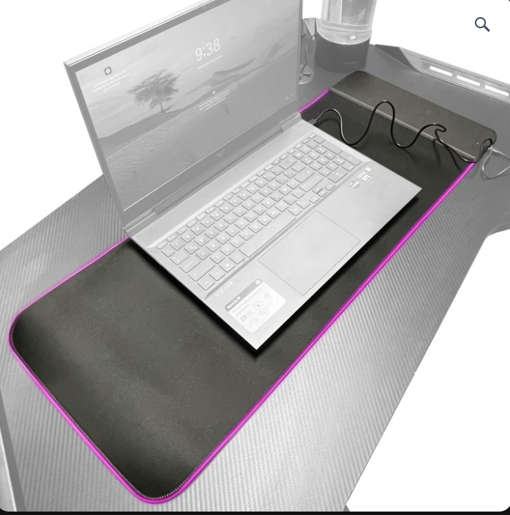 Mousepad Gamer Led Rgb Usb 80x30cm