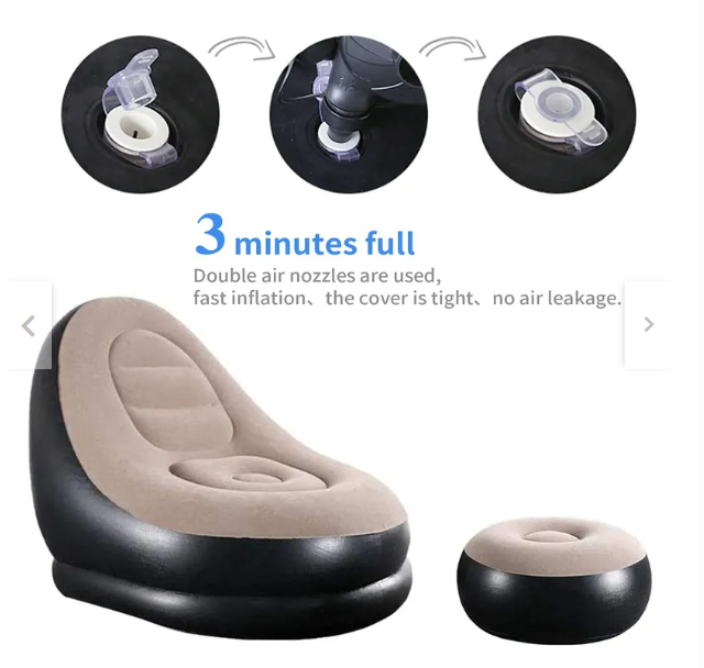 Tumbona Inflable Moderna de Lujo